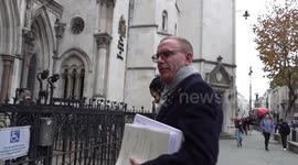 Laurence Fox arrives at the Royal Courts Of Justice in London, UK