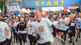 The 11th annual Turkey Trot Los Angeles on Thanksgiving morning