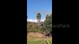 US: Sage Fire Breaks Out In CA On Thanksgiving Day With 5 Percent Containment 2