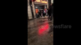 Dublin riots: Looting at far-right gathering after children hurt in knife attack