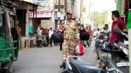 Extra police arrive in Rajasthan as it prepares for Assembly elections on the weekend