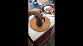 Fresh Coffee Spill Ruins Morning