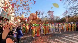 New York stages Thanksgiving Day parade with pro-Palestinian protesters' intrusion