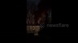 US: Several Roads Closed Due To Underground Gas Fire In White Lake, Michigan