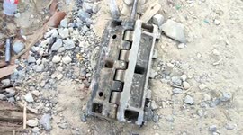 Remnants of Israeli military vehicles found in Gaza