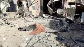 Dead people lying on the ground for days in Beit Lahia, northern Gaza Strip