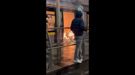 Violent unrest erupts in Dublin following stabbings: tram torched in protests