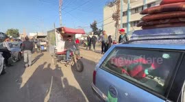 Palestinians in Gaza Take Advantage Of Truce