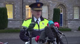 Garda Commissioner Drew Harris reacts to night of violence in Dublin, Ireland