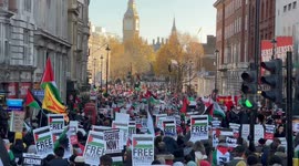 National March For Palestine in London