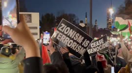 US: Pro-Palestine Protest Outside NYC American Museum Of Natural History 2