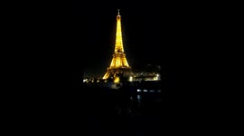 Video Nocturno por el Río Senna Torre Eiffel Otoño 2023