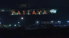 Fireworks show held in Thailand's beach resort Pattaya to promote tourism