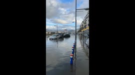 Flood hits İzmir in Turkiye