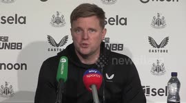 Eddie Howe reacts to Newcastle win over Chelsea