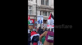 UK: Pro-Palestine Protesters March Through Central London Demanding Permanent Ceasefire 4