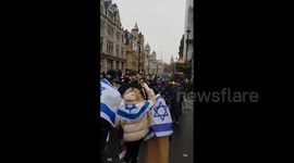 Tens of thousands join rally against anti-semitism in London
