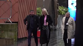 Brianna Ghey's parents arrive at court for trial of teenagers accused of transgender girl's murder in Manchester, UK