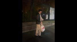 Sidewalk Vent Sends Scarf Flying