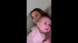 5-month-old girl's excitement after daddy returns from work is UNBEARABLY CUTE!