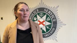 Lindsay Fisher speaks about up-skirting and cyber-flashing laws in Belfast, UK