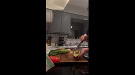Avocado Pit Sent Flying Into Coffee Carafe