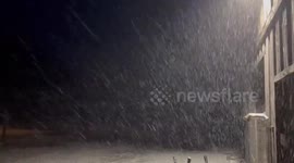 US: Warning Issued As Lake-Effect Snow Hits Upstate New York