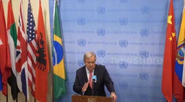 Secretary-General briefing on climate crisis at UN Headquarters in New York, USA