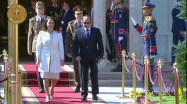 Egyptian, Hungarian presidents discuss cooperation, Gaza crisis in Cairo