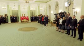 Poland's new gov't sworn in