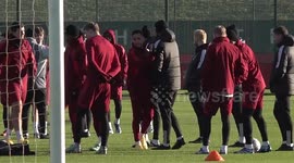 Man Utd prepare to face Galatasaray in Manchester, UK