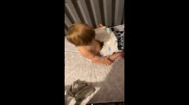 Ticklish Baby's Delightful Laugh
