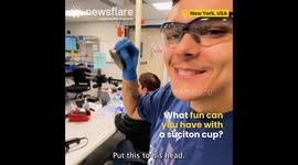 Man suctioned cups his colleague