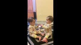 Twins' playtime turned tears: accidental collision