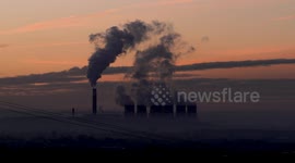Cold frosty morning as temperatures dip to minus figures, Derbyshire, UK