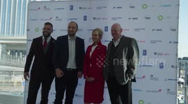 Virgin Atlantic's first 100% sustainable aviation fuel flight lands in New York City, NY, USA