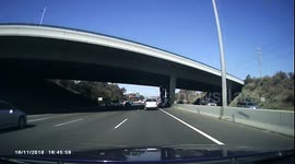 Disgruntled Drivers Swerve on Highway
