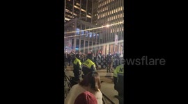 US: Pro-Palestine Protesters Rally Near Rockefeller Center Ahead Of Tree Lighting Ceremony 4