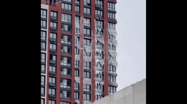 Unexplained freeze: balconies encased in ice shock Nizhny Novgorod district