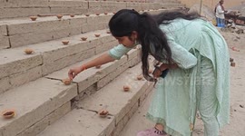 1 lakh diyas, 70 envoys at Dev Deepavali event in Varanasi in Northern India