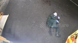 Abusive patient pushes paramedic out of ambulance in London