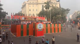 BJP rally against state government in Kolkata, India