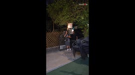 Woman walks into a party without any clue that it's her surprise engagement ceremony