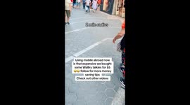 VIDEO: Brit lads buy walkie-talkies on hols in Benidorm to avoid pricey phone bills