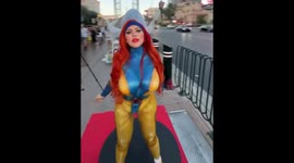 Models leave Instagram users shocked wearing nothing but X-Men body paint for Halloween (Pt 2)