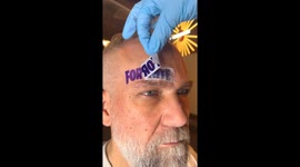 'Insane': Dad lets son 'tattoo FORTNITE' on his forehead' (Part 1)