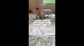 ‘Controversial’ mum slammed for letting baby sleep on makeshift floor ‘bed’