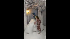Christmas-obsessed mum opens £25,000 festive ‘selfie land’ after real-life gingerbread house success (Part 1)