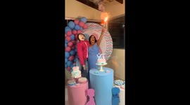 Woman who married rag doll hosts emotional gender reveal for their second rag doll child with 40 guests (part 1)