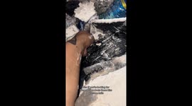 Woman goes viral sharing strange items that survived house fire – including fingernails and Yeezy trainers (Part 2)